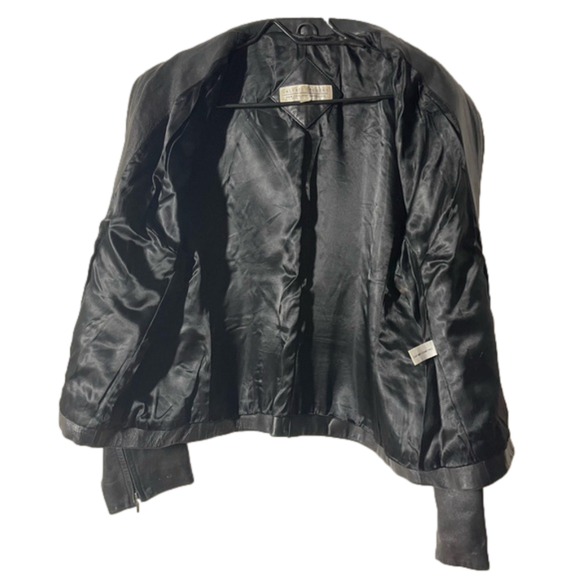 Women’s Valerie Steven’s New Zealand lamb skin leather jacket, L - Picture 3 of 5